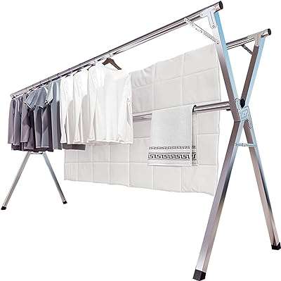 Aka étendoir à linge d'intérieur 945" pliable et réglable en acier inoxydable robuste avec 30. Découvrez DIAYTAR COTE D'IVOIRE, votre partenaire en ligne pour des achats malins et économiques. Parcourez notre sélection discount de produits pour la maison, l'électroménager, l'informatique, la mode et les gadgets et trouvez les meilleures offres du marché. Profitez de la qualité à prix réduit dès aujourd'hui, grâce à notre boutique en ligne pratique et facile à utiliser.