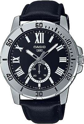    montre analogique pour homme cadran noir bracelet en cuir noir. Bienvenue sur DIAYTAR COTE D'IVOIRE, le site idéal pour les amateurs de bonnes affaires ! Avec une large gamme de produits discount pour la maison, l'électroménager, l'informatique, la mode et les gadgets, nous offrons une solution pratique pour économiser sans renoncer à la qualité. N'attendez plus, explorez notre sélection et profitez de prix imbattables.