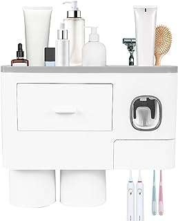 Sky touch porte brosse à dents mural multifonctionnel économiseur d'espace porte brosse et dentifrice avec tiroir. Découvrez DIAYTAR COTE D'IVOIRE  - votre guichet unique pour des achats discount en ligne. Que vous recherchiez des produits électroménagers, des gadgets high-tech ou des vêtements tendance, notre boutique généraliste propose une large gamme d'articles à prix réduits pour tous les budgets. Ne manquez pas les bonnes affaires chez DIAYTAR COTE D'IVOIRE  !