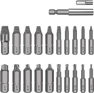 Kit d'extracteur de vis cassées alekdon 22 pièces ensemble endommagé avec perceuse et extracteur. Ne cherchez plus ailleurs, DIAYTAR COTE D'IVOIRE  est là pour vous offrir une multitude de produits discount pour toutes vos envies. Explorez notre catalogue diversifié comprenant des articles pour la maison, des appareils électroménagers abordables, des gadgets tendances et bien plus encore, le tout à des prix compétitifs.