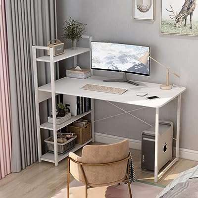 Bureau d'ordinateur pour ordinateur domestique bureau avec étagère de rangement à. Découvrez DIAYTAR COTE D'IVOIRE, votre source incontournable pour des produits discount de premier choix. Parcourez notre vaste sélection d'appareils électroniques, de gadgets dernier cri, d'articles ménagers indispensables et bien plus encore, le tout à des prix imbattables.
