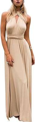 Transformer femmes demoiselle d'honneur convertible longue robe maxi multiway de soirée. Ne cherchez plus, DIAYTAR COTE D'IVOIRE  est le site discount ultime pour toutes vos envies shopping. Laissez-vous surprendre par notre gamme variée, allant des produits pour la maison aux accessoires high-tech indispensables à la vie moderne, et bénéficiez des prix les plus bas du marché. Explorez notre boutique en ligne dès aujourd'hui et faites de bonnes affaires en un clic !