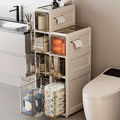 Armoire de salle de bain mince design étanche armoire de rangement autoportante avec tiroirs. Vous recherchez des produits discount à prix cassés ? DIAYTAR COTE D'IVOIRE  est là pour vous ! Découvrez notre catalogue en ligne et trouvez tout ce dont vous avez besoin, de l'électroménager aux articles pour la maison, en passant par l'informatique, la mode et les meilleurs gadgets du moment. Faites des économies sans compromettre votre style !