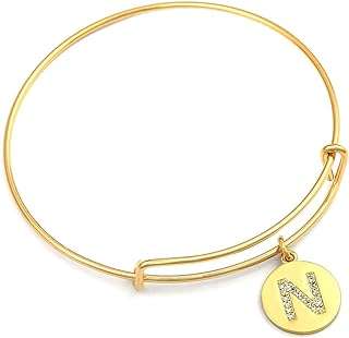 Bracelet jonc plaqué or 18 carats avec lettres gravées de l'alphabet pour filles. Privilégiez le style sans vous ruiner avec DIAYTAR COTE D'IVOIRE . Notre boutique en ligne propose une sélection de produits mode et gadgets à des prix défiant toute concurrence. Vous trouverez chez nous les tendances du moment à des tarifs abordables. Profitez de cette opportunité et faites-vous plaisir sans vous ruiner.