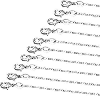 35 pièces chaînes de collier pour la fabrication de bijoux en argent. DIAYTAR COTE D'IVOIRE, votre destination shopping en ligne inégalée. Avec une variété étendue de produits discount pour la maison, l'électroménager, l'informatique, la mode et les gadgets, vous pouvez vous attendre à des offres exceptionnelles et à des économies considérables, tout en bénéficiant d'une expérience de shopping pratique et personnalisée.