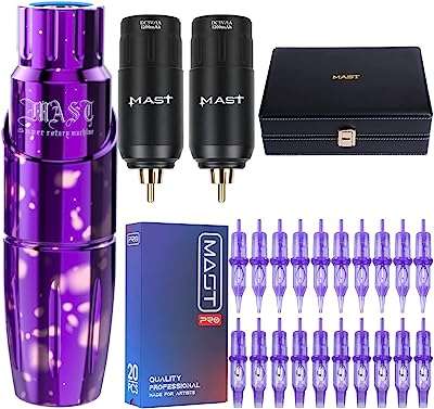 Ensemble de machine à tatouer avec mât kit de stylo sans fil. DIAYTAR COTE D'IVOIRE, votre boutique en ligne préférée pour des offres discount exceptionnelles. Explorez notre assortiment varié comprenant des produits de qualité pour la maison, l'électroménager, l'informatique, la mode et les gadgets, le tout à des prix défiant toute concurrence. Faites confiance à notre expertise et profitez d'une expérience d'achat en ligne pratique et avantageuse.