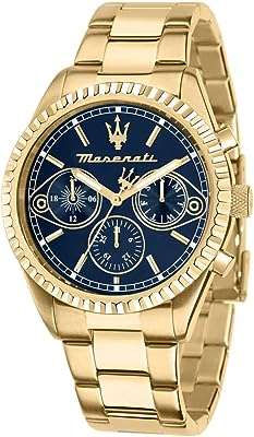 Montre maserati competizione pour homme quartz multicolore acier pvd doré  . Looking for great bargains on a variety of products? Look no further than DIAYTAR COTE D'IVOIRE, the ultimate online general store. Discover amazing discounts on household items, electronics, fashion, and more, making it the perfect destination for budget-friendly shopping.