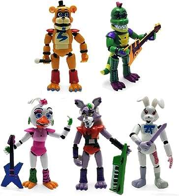 Toysville ensemble de 5 figurines inspirées de five nights at freddy's  . DIAYTAR COTE D'IVOIRE, votre destination en ligne pour des produits discount de qualité. Avec notre large choix de produits allant de la maison à la technologie, en passant par la mode et les gadgets, vous êtes assuré de trouver tout ce dont vous avez besoin à des prix défiant toute concurrence.