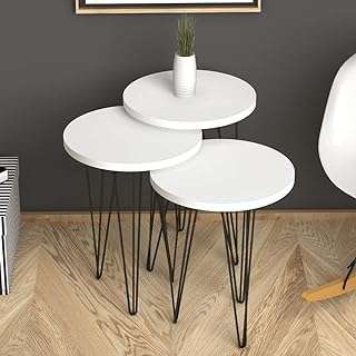 Panneau en toile de trois tables basses gigognes pour salon bureau. Trouvez tout ce dont vous avez besoin à des prix incroyables sur DIAYTAR COTE D'IVOIRE  ! Notre large gamme de produits discount comprend des articles pour la maison, de l'électroménager à l'informatique en passant par la mode et les gadgets de pointe. Explorez nos offres variées et redécorez votre espace avec style, équipez-vous des dernières technologies, ou mettez à jour votre garde-robe sans vous ruiner. Profitez de la commodité de nos achats en ligne avec des options de livraison rapides et fiables !