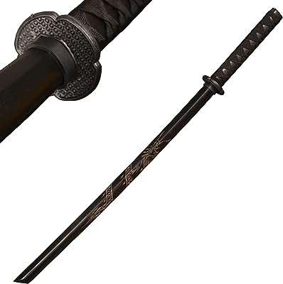 Épée d'entraînement katana kljhld 39" noire en relief de dragon. Vous cherchez des offres discount sur une large gamme de produits ? DIAYTAR COTE D'IVOIRE  est la réponse à vos besoins. Parcourez notre boutique en ligne et découvrez des articles de qualité à des prix défiant toute concurrence, que ce soit pour équiper votre maison, vous plonger dans l'univers de la mode ou trouver des gadgets tendance. Faites confiance à DIAYTAR COTE D'IVOIRE  pour des achats malins et économiques.
