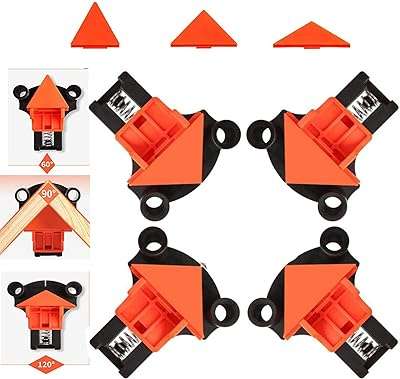 Pinces d'angle pour le travail du bois 4 pièces de fixation. DIAYTAR COTE D'IVOIRE  - La destination en ligne pour les chasseurs de bonnes affaires ! Parcourez notre sélection incroyable de produits discount, comprenant tout, des appareils ménagers aux gadgets dernier cri. Faites des économies sans sacrifier la qualité avec DIAYTAR COTE D'IVOIRE .