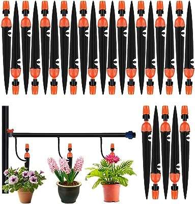 Émetteurs goutte à réglables 20 pièces système d'irrigation double fonction kit micro débit pour potager. Découvrez DIAYTAR COTE D'IVOIRE  - votre guichet unique pour des achats discount en ligne. Que vous recherchiez des produits électroménagers, des gadgets high-tech ou des vêtements tendance, notre boutique généraliste propose une large gamme d'articles à prix réduits pour tous les budgets. Ne manquez pas les bonnes affaires chez DIAYTAR COTE D'IVOIRE  !
