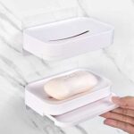 Porte savon adhésif 2 pièces avec bac d'égouttage porte savon pour mur de salle. DIAYTAR COTE D'IVOIRE  - votre destination en ligne pour des produits à prix cassés. Faites des économies sur des articles essentiels pour la maison, l'informatique, la mode et les gadgets, et offrez-vous le luxe de ne pas vous ruiner. Avec notre sélection vaste et variée, vous trouverez tout ce dont vous avez besoin, sans compromis.