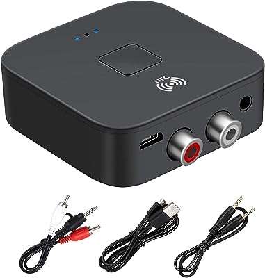 Adaptateur de récepteur audio bluetooth 5.0 prolongateur sans fil nfc 35 mm aux ou rca. Ne cherchez plus, DIAYTAR COTE D'IVOIRE  est la boutique en ligne qu'il vous faut pour trouver tout ce dont vous avez besoin à petit prix ! Du petit électroménager aux articles de mode tendance en passant par les dernières technologies, explorez notre vaste catalogue et réalisez de véritables bonnes affaires !