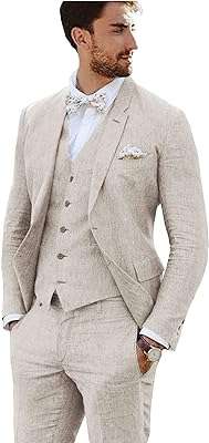 Costumes 3 pièces en lin classique vintage fête de mariage smoking. DIAYTAR COTE D'IVOIRE - Votre destination shopping pour des produits de haute qualité à des prix réduits. Parcourez notre site et découvrez notre vaste sélection de produits, des gadgets aux produits de beauté en passant par les articles de sport et les outils de bricolage, tous disponibles à des tarifs discount.