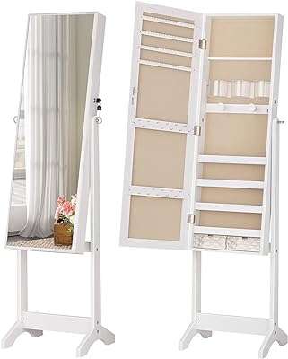 Armoire à bijoux sur pied luxeverney avec miroir de maquillage entièrement. DIAYTAR COTE D'IVOIRE, le site qui rend le shopping abordable pour tous ! Découvrez des offres incroyables sur une variété de produits essentiels, de la maison aux dernières tendances mode, en passant par l'électroménager et l'informatique. Ne manquez pas nos offres limitées et économisez gros sur vos achats en ligne !