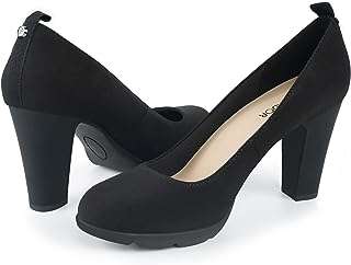 Talons épais pour femmes chaussures confortables à talons compensés bout fermé de bureau. La boutique en ligne DIAYTAR COTE D'IVOIRE  propose une large gamme de produits discount pour répondre à tous vos besoins. Obtenez les dernières innovations technologiques, les indispensables pour votre maison et une sélection de vêtements à la mode, le tout à des prix avantageux. Parcourez notre catalogue et profitez de réductions exceptionnelles !