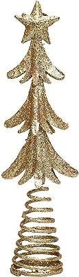 Décoration de sommet d'arbre de noël décoration de sapin de noël dorée ornements de fête en fer. Exprimez votre style sans dépenser une fortune avec DIAYTAR COTE D'IVOIRE . Découvrez notre collection de vêtements tendance à prix discount, des dernières innovations de la mode aux classiques intemporels. Soyez à la mode sans vous ruiner, seulement avec DIAYTAR COTE D'IVOIRE .