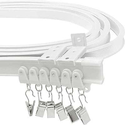 Séparateur de pièce rail de rideau de plafond mural système rail incurvé flexible et pliable avec clips. DIAYTAR COTE D'IVOIRE, votre boutique en ligne de confiance pour tous vos besoins en produits discount. Parcourez notre sélection minutieusement choisie pour trouver des articles de qualité pour la maison, l'électroménager, l'informatique, la mode et les gadgets, le tout à des prix avantageux. Simplifiez vos achats en ligne avec DIAYTAR COTE D'IVOIRE  et réalisez des économies dès maintenant.