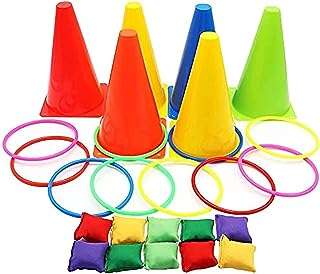 Ensemble de jeu de carnaval en plein air 26 pièces sac de haricots. DIAYTAR COTE D'IVOIRE  - Votre fournisseur en ligne pour des produits de qualité à des prix discount. Explorez notre boutique en ligne pour trouver des offres incroyables sur des articles allant des accessoires de mode aux appareils électroniques, en passant par les produits de jardinage et les jouets pour enfants.