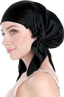 Bonnet de nuit en soie bonnet avec attache 100 % soie pour cheveux. DIAYTAR COTE D'IVOIRE  est votre guichet unique pour des produits discount de haute qualité. Parcourez notre large sélection d'articles, allant des appareils électroménagers essentiels aux produits informatiques, en passant par les accessoires mode et les gadgets dernier cri, tout en profitant de prix imbattables.