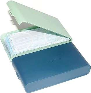 Boîte de rangement 2 pièces étui en plastique portable pour masque. DIAYTAR COTE D'IVOIRE  - optimisez votre budget sans sacrifier la qualité ! Découvrez notre sélection discount allant des articles de mode aux équipements électroménagers, pour des économies garanties.