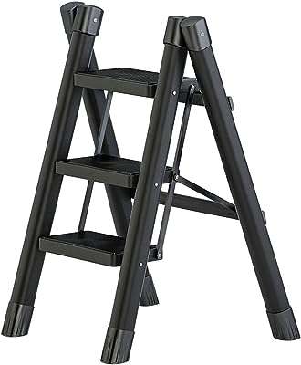 Échelle pliable à 3 marches avec large pédale antidérapante échelle portable légère pour bureau. DIAYTAR COTE D'IVOIRE  - votre adresse en ligne pour des achats malins. Profitez de nos prix réduits sur une large gamme de produits, d'une sélection d'articles pour la maison aux dernières tendances de la mode, en passant par les équipements électroniques et les accessoires informatiques. Sans compromis sur la qualité, nous rendons le shopping abordable pour tous.
