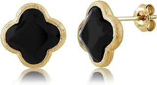 Boucles d'oreilles à tige en argent sterling 925 en forme de fleur trèfle et onyx. DIAYTAR COTE D'IVOIRE, le paradis du shopping en ligne à prix discount ! Naviguez à travers notre large gamme de produits discount soigneusement sélectionnés pour votre maison, votre cuisine, votre dressing et bien plus encore. Faites de bonnes affaires et offrez-vous les dernières tendances à petits prix, tout en restant à l'affût des nouveautés.