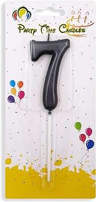 Partytime bougies noires numéro 7 pour anniversaire bougies numérotées mates de ́corations. Bienvenue chez DIAYTAR COTE D'IVOIRE, le paradis des bonnes affaires en ligne ! Découvrez une large gamme de produits discount pour équiper votre maison, trouver l'électroménager de vos rêves, vous divertir avec des gadgets innovants, et compléter votre garde-robe avec des vêtements à la pointe de la mode, le tout à des prix défiant toute concurrence.