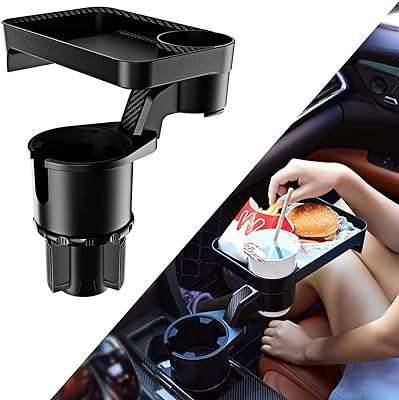 Porte gobelet de voiture noir table de plateau multifonctionnelle avec base réglable rotative. À la recherche de bons plans et de prix irrésistibles ? DIAYTAR COTE D'IVOIRE  est votre destination ultime ! Explorez notre boutique en ligne généraliste où vous trouverez une large gamme de produits discount, couvrant tous vos besoins. Achetez l'électroménager dont vous avez besoin, renouvelez votre garde-robe ou succombez aux derniers gadgets sans vous ruiner.