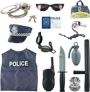 Costume de police amateur pour enfants 13 pièces insigne et menottes. Profitez de bonnes affaires toute l'année avec DIAYTAR COTE D'IVOIRE  ! Que vous recherchiez des articles pour la maison, des équipements informatiques abordables ou des essentiels de la mode, notre boutique en ligne vous propose un vaste choix de produits discount pour répondre à tous vos besoins.