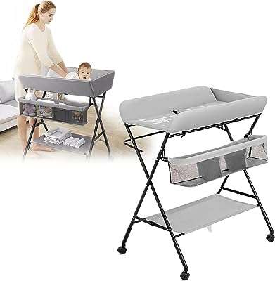 Table à langer portable scad avec roulettes table pliante pour bébé coussin de imperméable. Besoin de produits discount ? DIAYTAR COTE D'IVOIRE  est là pour vous ! Parcourez notre large éventail de produits allant des articles de maison aux gadgets dernier cri, et réalisez des économies sur chaque achat. Alors n'attendez plus, faites confiance à notre expertise pour vous offrir le meilleur au prix le plus bas !