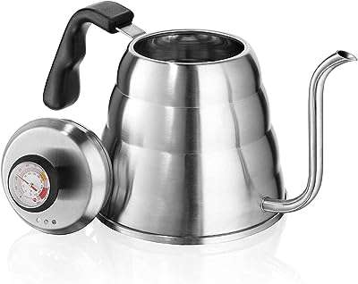 Bouilloire à café avec thermomètre température précise col de cygne pour préparer du et thé. Découvrez DIAYTAR COTE D'IVOIRE  et préparez-vous à vivre l'expérience d'achat en ligne ultime. Notre boutique propose une gamme complète de produits discount, de la maison aux appareils électroniques, en passant par la mode, offrant ainsi des solutions abordables pour tous vos besoins.