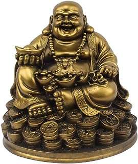 Pièces de monnaie du bouddha rieur petrichor fengshui assises sur des pièces. DIAYTAR COTE D'IVOIRE  - votre adresse en ligne pour des achats malins. Profitez de nos prix réduits sur une large gamme de produits, d'une sélection d'articles pour la maison aux dernières tendances de la mode, en passant par les équipements électroniques et les accessoires informatiques. Sans compromis sur la qualité, nous rendons le shopping abordable pour tous.