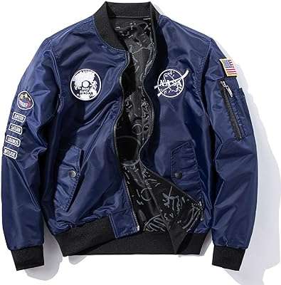 Blouson aviateur réversible nasa avec badges brodés. Vous cherchez des produits discount de qualité ? Ne cherchez plus, DIAYTAR COTE D'IVOIRE  est là pour vous. Notre boutique en ligne généraliste propose une large gamme d'articles allant de la maison à l'informatique en passant par l'électroménager et la mode. Faites des économies sans compromettre la qualité grâce à notre sélection minutieusement choisie de produits à prix réduits. Profitez des avantages du shopping en ligne avec DIAYTAR COTE D'IVOIRE .