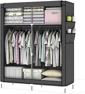 Armoire en tissu portant à vêtements pliant u home avec poches latérales zippées et tringle. Rejoignez DIAYTAR COTE D'IVOIRE, votre boutique en ligne pour des articles discount de qualité. Des essentiels de la maison aux dernières tendances en matière de mode et de gadgets high-tech, nous proposons une sélection variée à des prix compétitifs. Faites des bonnes affaires dès maintenant et profitez d'un shopping en ligne facile et pratique.