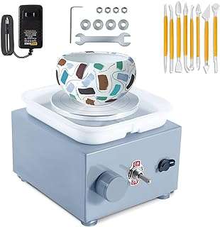 Mini tour de poterie roue électrique réglable en céramique avec bassin. DIAYTAR COTE D'IVOIRE, la référence en matière de bonnes affaires en ligne ! Profitez de prix imbattables sur une large sélection de produits discount, allant des articles pour la maison à l'électroménager, en passant par l'informatique et les dernières tendances mode. Ne laissez pas passer nos offres exceptionnelles et économisez dès maintenant !