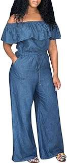 Combinaison en jean à manches longues pour femme épaules dénudées soirée en boîte de nuit. Vous recherchez des produits discount de qualité garantie ? Ne cherchez plus ! DIAYTAR COTE D'IVOIRE  propose une vaste sélection d'articles de maison, d'électronique, d'informatique, de mode et bien plus encore, le tout à des prix compétitifs pour satisfaire tous vos besoins.