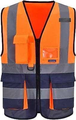 Gilet de sécurité réfléchissant néon brillant avec 4 bandes réfléchissantes (bleu. Faites des économies sans compromis sur la qualité avec DIAYTAR COTE D'IVOIRE  ! Notre boutique en ligne propose une vaste sélection de produits discount, des appareils électroménagers fiables aux articles de mode tendance, en passant par les équipements informatiques. Trouvez tout ce dont vous avez besoin à des prix défiant toute concurrence.