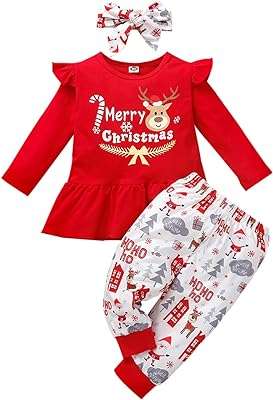 Mon 1er noël pour bébé fille barboteuse + pantalon 3 pièces tenues de fille. DIAYTAR COTE D'IVOIRE  - la source ultime de produits discount pour toutes vos envies. Parcourez notre gamme variée, allant de l'informatique à la mode et choisissez parmi une multitude de produits de qualité à des prix qui font sourire votre portefeuille.