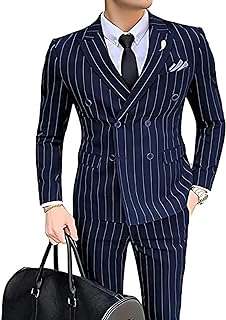 Costumes blazer de mariage d'affaires à double boutonnage rayé coupe slim pour hommes. Bienvenue chez DIAYTAR COTE D'IVOIRE, votre destination en ligne de confiance pour des produits discount variés allant des indispensables de la maison aux appareils électroménagers dernier cri, en passant par l'informatique, la mode et les gadgets tendance. Explorez notre vaste sélection d'articles à prix réduits et faites des économies sans sacrifier la qualité.
