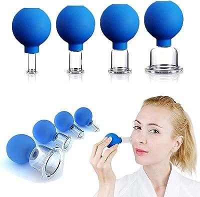 Ensemble de 4 ventouses en verre pour le visage | aspiration. Cherchez-vous à économiser tout en achetant des produits de qualité ? DIAYTAR COTE D'IVOIRE  est là pour vous. Notre boutique en ligne généraliste offre une sélection variée de produits discount, allant des équipements pour la maison à l'informatique, en passant par l'électroménager et la mode. Ne payez pas plus cher ailleurs, explorez DIAYTAR COTE D'IVOIRE  pour des bonnes affaires garanties.