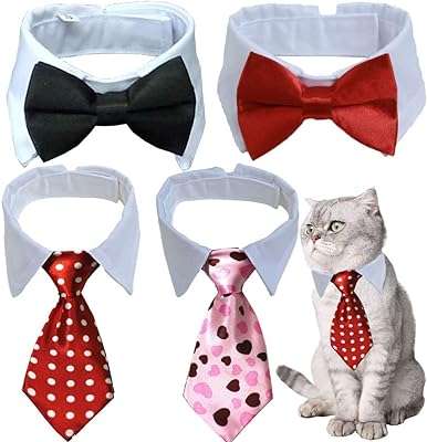 Collier pour animaux de compagnie 4 pièces nœuds papillon réglables pour chiens. Votre satisfaction et votre budget sont nos priorités chez DIAYTAR COTE D'IVOIRE, la boutique en ligne où vous trouverez tout ce dont vous avez besoin à prix mini. Explorez notre vaste sélection de produits discount, des articles pour la maison aux accessoires high-tech en passant par les dernières tendances en mode. Profitez de nos offres exceptionnelles et faites des économies en toute confiance !