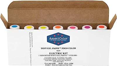 Colorant alimentaire ameriecolor set électrique pâte de gel souple flacons. Recherchez-vous des produits de qualité sans vous ruiner ? DIAYTAR COTE D'IVOIRE  est là pour vous ! Notre boutique en ligne propose une large gamme de produits discount, de la maison à l'électroménager en passant par l'informatique, la mode et les gadgets. Faites des économies avec nous !