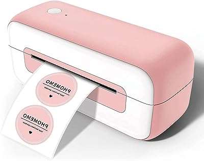 Imprimante d'étiquettes roses imprimante thermiques 4x6 d'expédition pour petites entreprises thermique compatible avec amazon. DIAYTAR COTE D'IVOIRE  - Votre destination en ligne pour des achats malins. Explorez notre catalogue diversifié de produits discount, des indispensables du quotidien aux dernières tendances. Faites des économies tout en vous garantissant la satisfaction grâce à nos offres attractives et notre engagement envers un rapport qualité-prix exceptionnel.