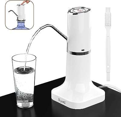 Pompe à bouteille d'eau seam de 5 gallons distributeur d'eau batterie. DIAYTAR COTE D'IVOIRE  vous offre un large choix de produits discount, allant des appareils électroménagers dernier cri aux vêtements à la mode en passant par les gadgets les plus innovants. Faites vos achats en ligne en toute simplicité et bénéficiez de prix avantageux pour équiper votre maison avec style, sans vous ruiner.