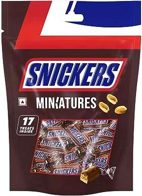 Mini barres de chocolat snickers pochette 150 g. Dites adieu aux prix exorbitants avec DIAYTAR COTE D'IVOIRE, votre destination en ligne pour des produits discount de qualité. Du dernier cri en matière d'électroménager aux tendances de la mode à prix réduits, notre boutique en ligne propose une large gamme d'articles à des prix imbattables. Ne manquez pas nos offres spéciales qui vous permettront de réaliser d'énormes économies.