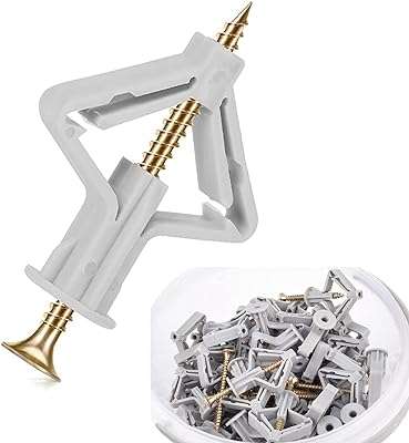Wawasia 50pcs 50mm jeu d'ancrage pour mur creux avec vis papillon auto perceuse pour plaques de plâtre. DIAYTAR COTE D'IVOIRE  révolutionne le shopping en ligne avec sa vaste sélection de produits discount. Trouvez tout ce dont vous avez besoin pour votre maison, des équipements électroménagers aux gadgets high-tech, en passant par les dernières tendances de la mode. Avec DIAYTAR COTE D'IVOIRE, vous pourrez faire des économies tout en profitant de produits de qualité. N'attendez plus et découvrez les avantages de notre boutique en ligne généraliste.
