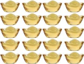 Helfty 50pcs cristal feng shui lingot d'or yuan bao quatre porte bonheur. DIAYTAR COTE D'IVOIRE  - La boutique en ligne où qualité et discount se rencontrent. Parcourez notre vaste catalogue et trouvez tout ce dont vous avez besoin, de l'électroménager moderne à la dernière mode tendance. Ne sacrifiez pas votre budget pour obtenir des produits de qualité !