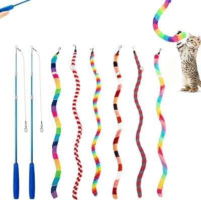 Jouets interactifs parfumés pour chat 2 bâtons de pom pom girl rétractables et 6. DIAYTAR COTE D'IVOIRE  vous offre toutes les bonnes affaires sur un seul site. Découvrez notre sélection de produits discount pour la maison, l'électroménager, l'informatique et la mode. Bénéficiez de nos prix imbattables et trouvez les articles de qualité que vous recherchez, sans vous ruiner !